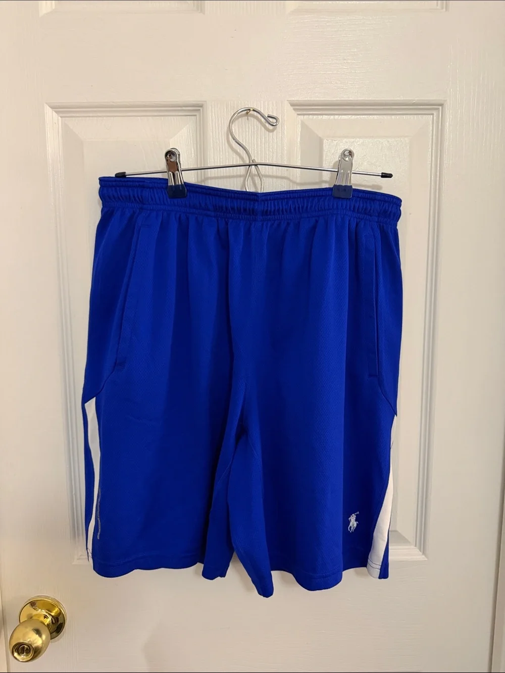 Polo by Ralph Lauren Royal Blue Athletic Shorts with White Trim